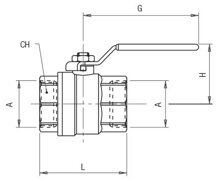 Краны шаровые 6067 (PN 25)