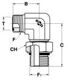 Адаптеры 4053... / A507021-... (90° с контргайкой UNF в тело)