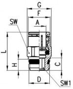 Фитинги прямые S6510