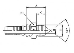 Фитинги 8064... / M32510-... (Interlock JIC 74°)