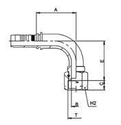 Фитинги 8020... / M22592-... (90° Multifit JIC 74°)