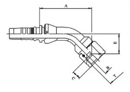 Фитинги 8067... / M42542-... (45° Interlock JIC 74°)